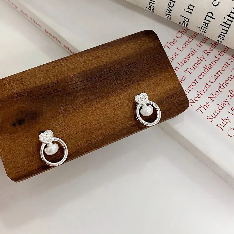 KILOH 925 Sterling Silver Stud Earrings Unisex-2