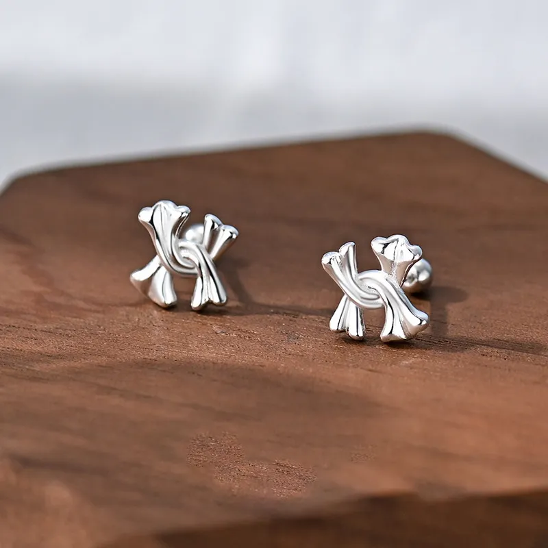 KILOH 999 Fine Silver Stud Earrings Women's-1