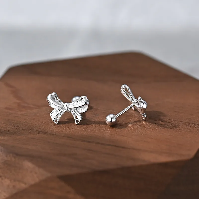 KILOH 999 Fine Silver Stud Earrings Women's-3