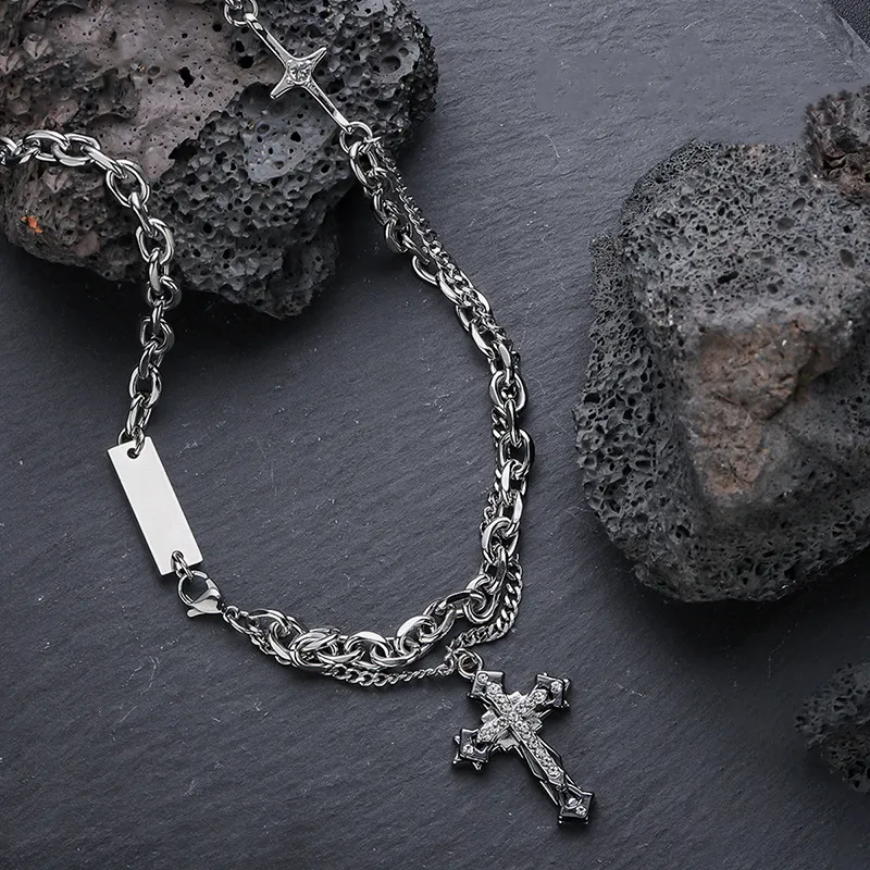 KILOH Titanium Steel Necklaces Unisex-1