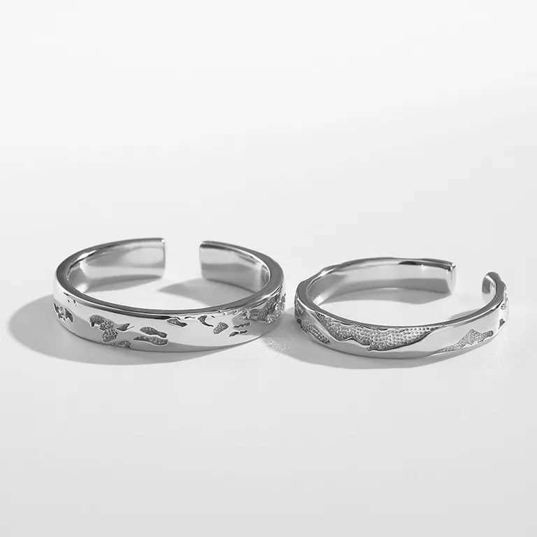 KILOH 925 Sterling Silver Rings Unisex-3