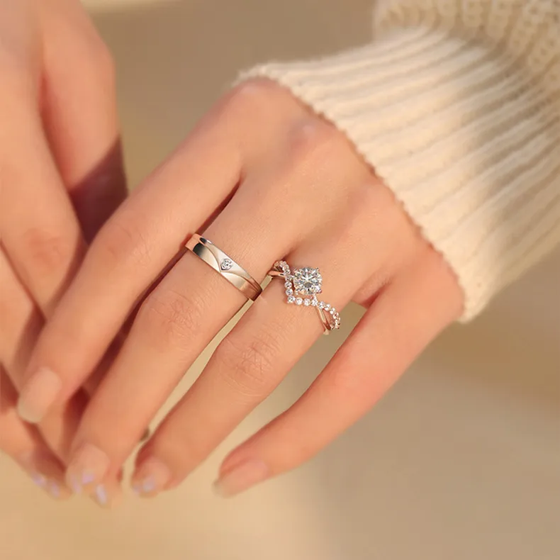 KILOH 925 Sterling Silver Rings Unisex-3
