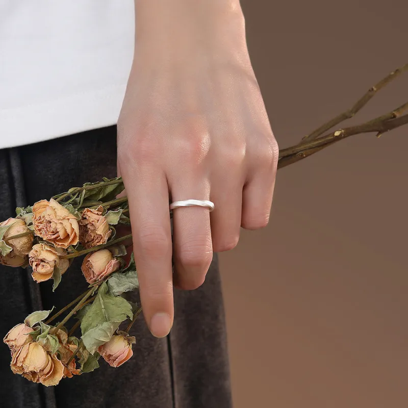 KILOH 999 Fine Silver Rings Unisex-6