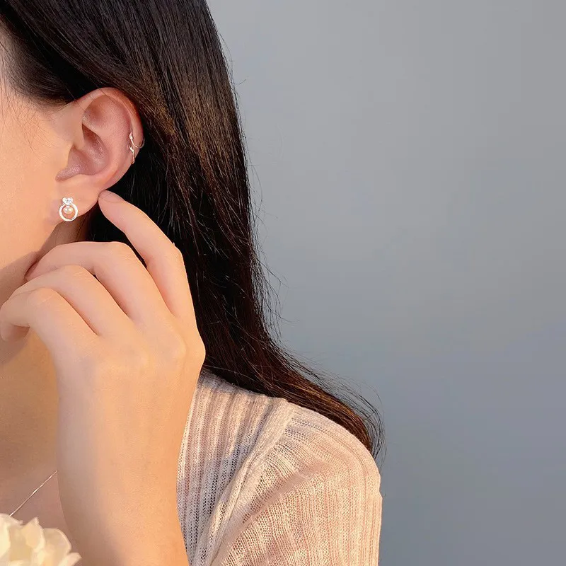 KILOH 925 Sterling Silver Stud Earrings Unisex-4