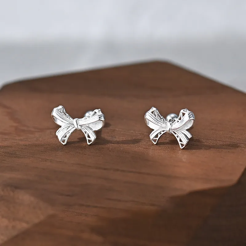 KILOH 999 Fine Silver Stud Earrings Women's-2