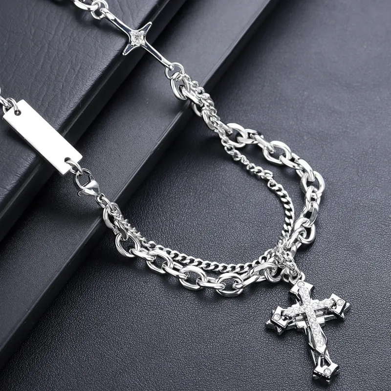 KILOH Titanium Steel Necklaces Unisex-3