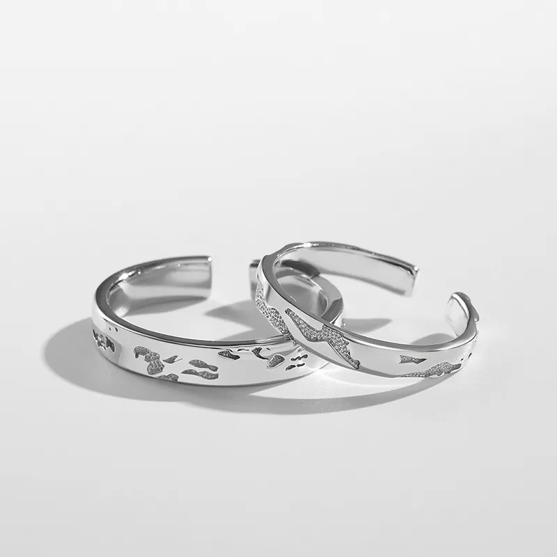 KILOH 925 Sterling Silver Rings Unisex-4