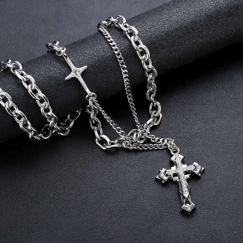 KILOH Titanium Steel Necklaces Unisex-2