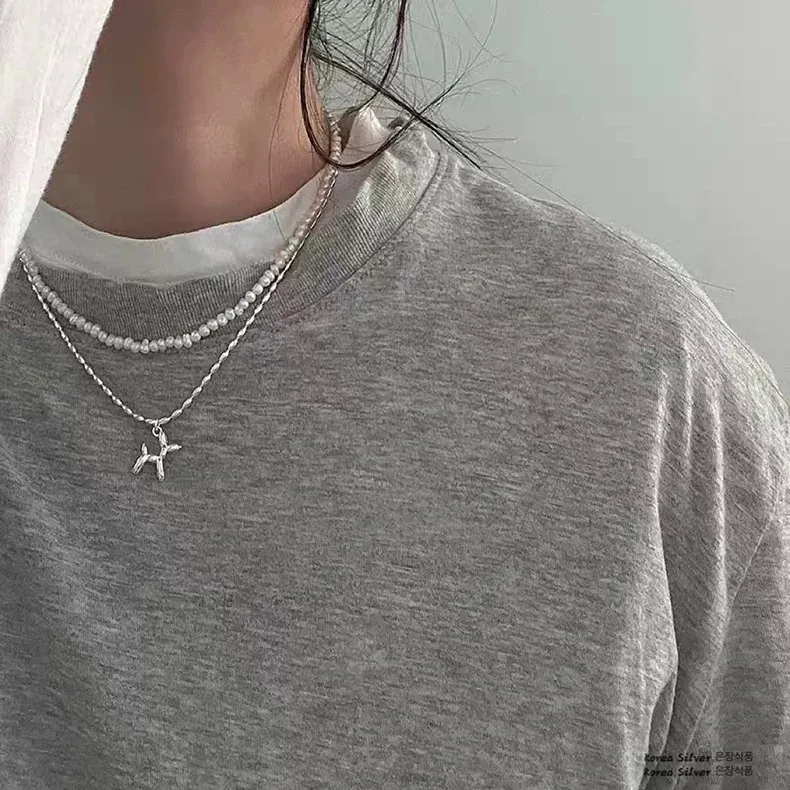 KILOH S925 Silver Necklaces Unisex-1