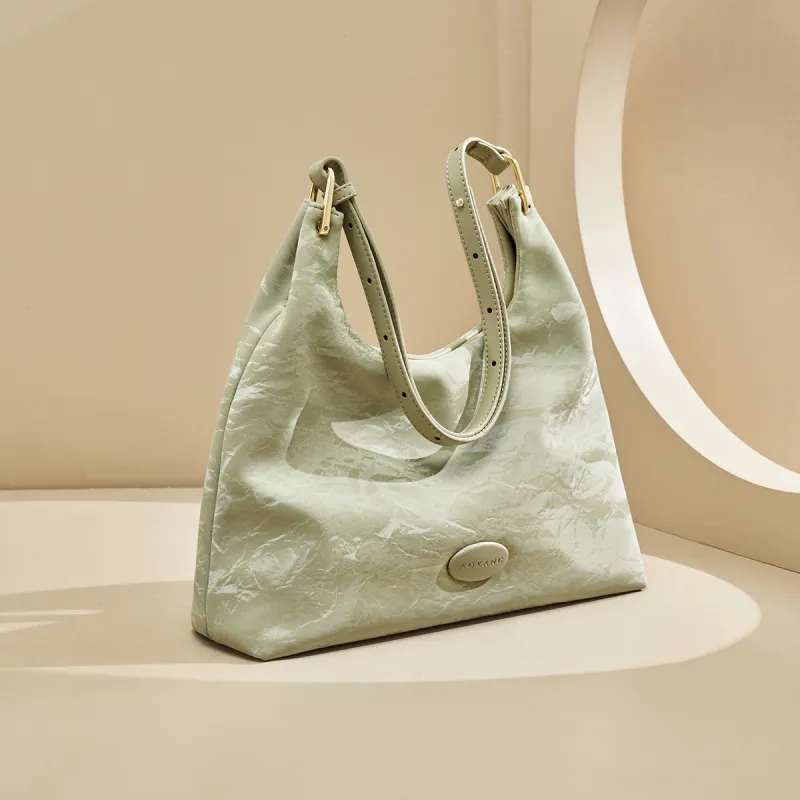AOKANG Synthetic Leather Tote Bag, Underarm Hobo Bag, Shoulder Bag Regular Women's Multicolor-14