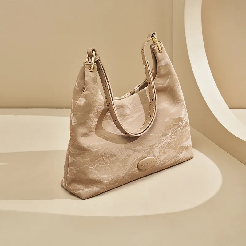 AOKANG Synthetic Leather Tote Bag, Underarm Hobo Bag, Shoulder Bag Regular Women's Multicolor-19
