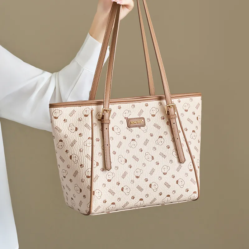 AOKANG PVC Tote Shopping Bag Underarm Shoulder Bag Regular Women's Multicolor-1