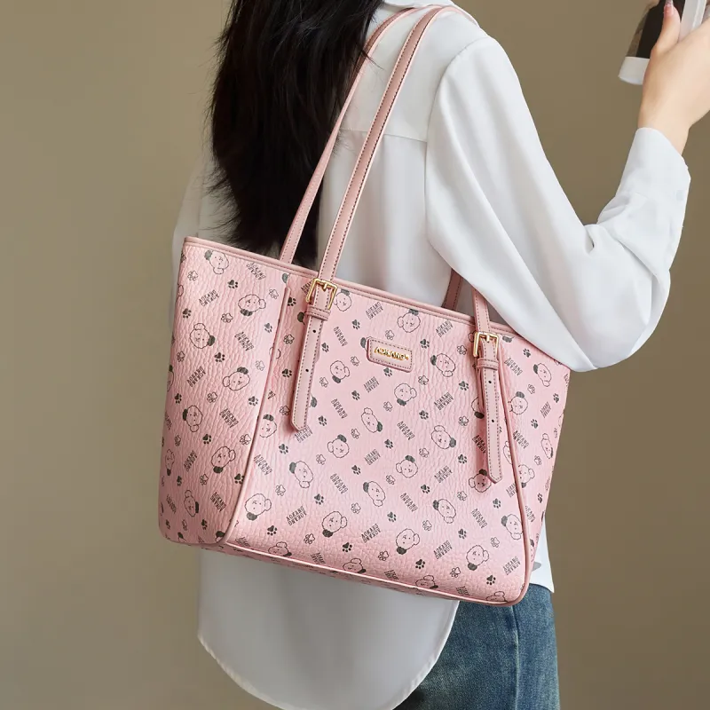 AOKANG PVC Tote Shopping Bag Underarm Shoulder Bag Regular Women's Multicolor-8