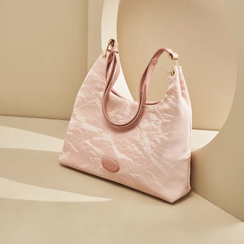 AOKANG Synthetic Leather Tote Bag, Underarm Hobo Bag, Shoulder Bag Regular Women's Multicolor-9