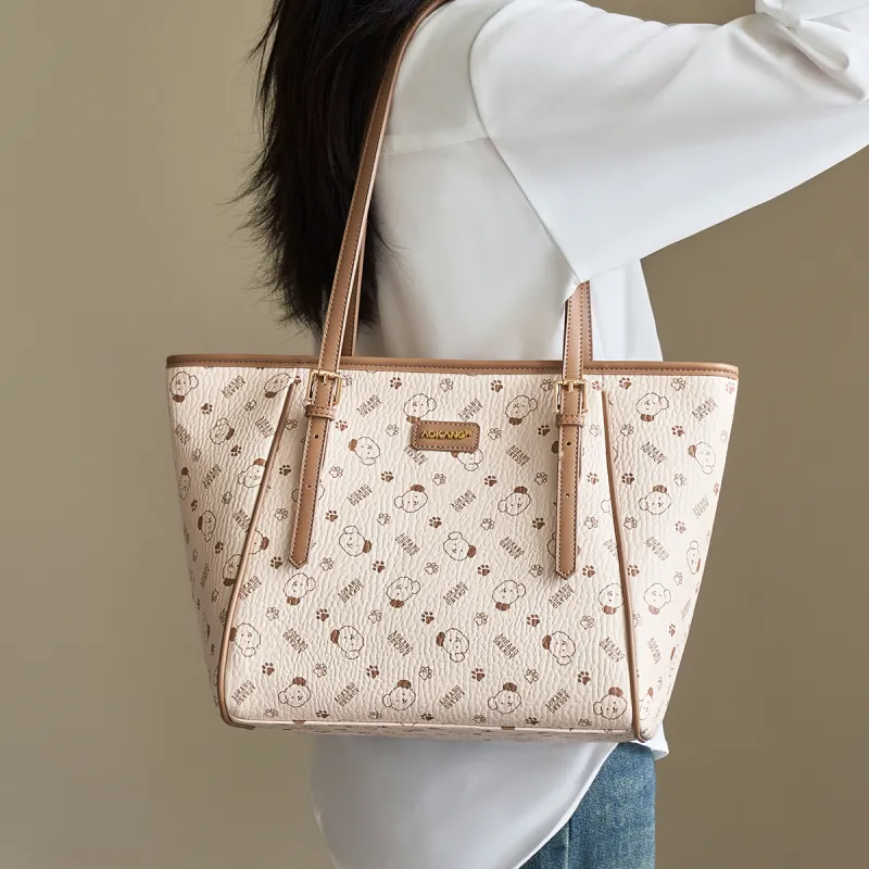 AOKANG PVC Tote Shopping Bag Underarm Shoulder Bag Regular Women's Multicolor-3