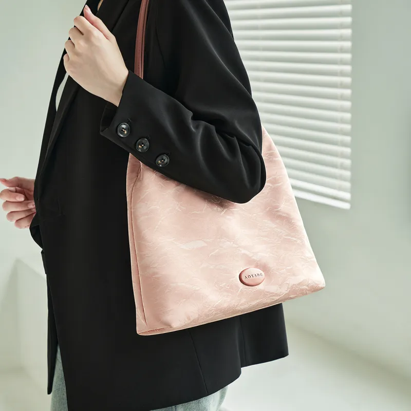 AOKANG Synthetic Leather Tote Bag, Underarm Hobo Bag, Shoulder Bag Regular Women's Multicolor-8