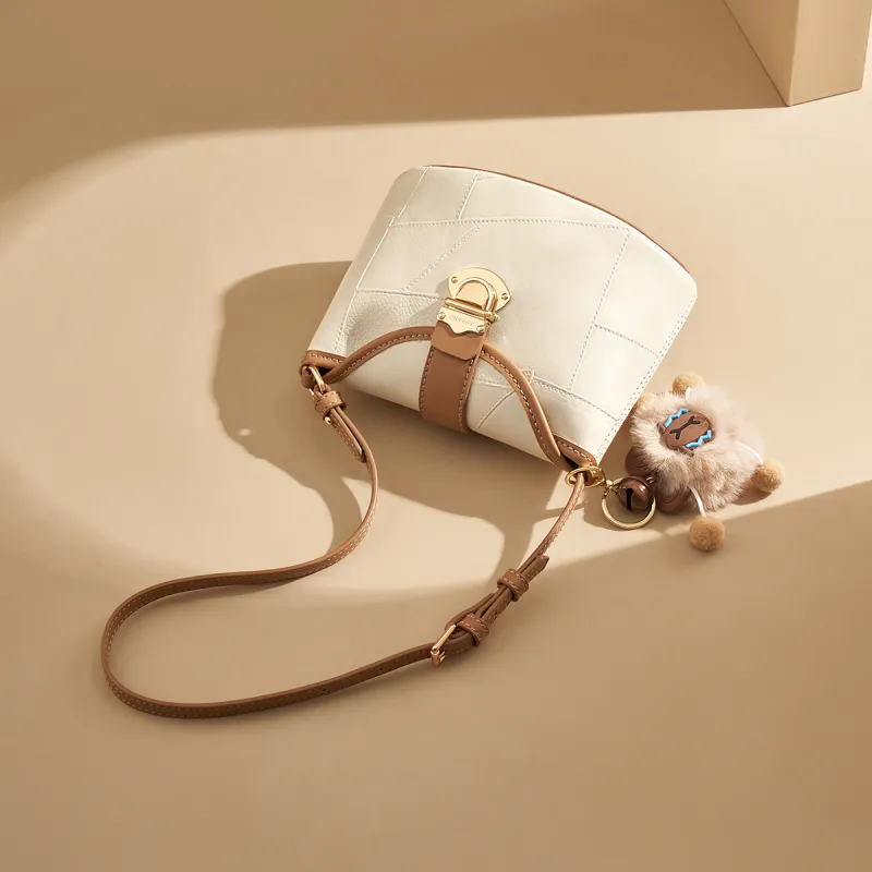 AOKANG Synthetic Leather Small Square Bag Bucket Bag Crossbody Underarm Shoulder Bag Small Size Women's Multicolor-3