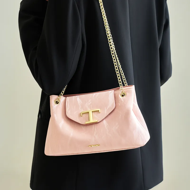 AOKANG Synthetic Leather Tote Armpit Hobo Bag Shoulder Bag Large Size Women's Multicolor-7