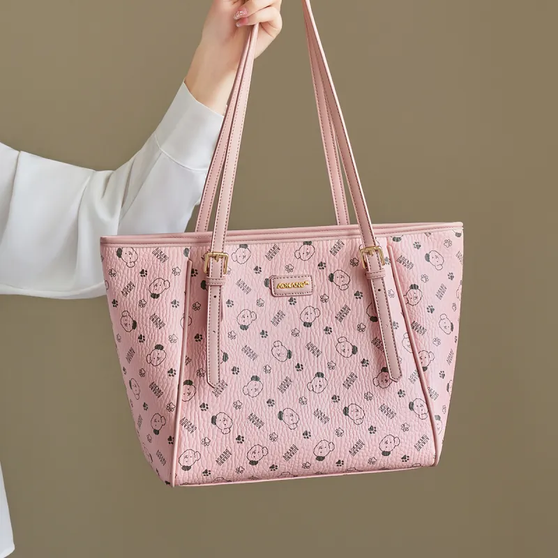 AOKANG PVC Tote Shopping Bag Underarm Shoulder Bag Regular Women's Multicolor-7