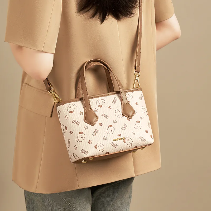 AOKANG PVC Tote Underarm Shoulder Bag, Crossbody Bag, Handbag Small Size Women's Multicolor-1
