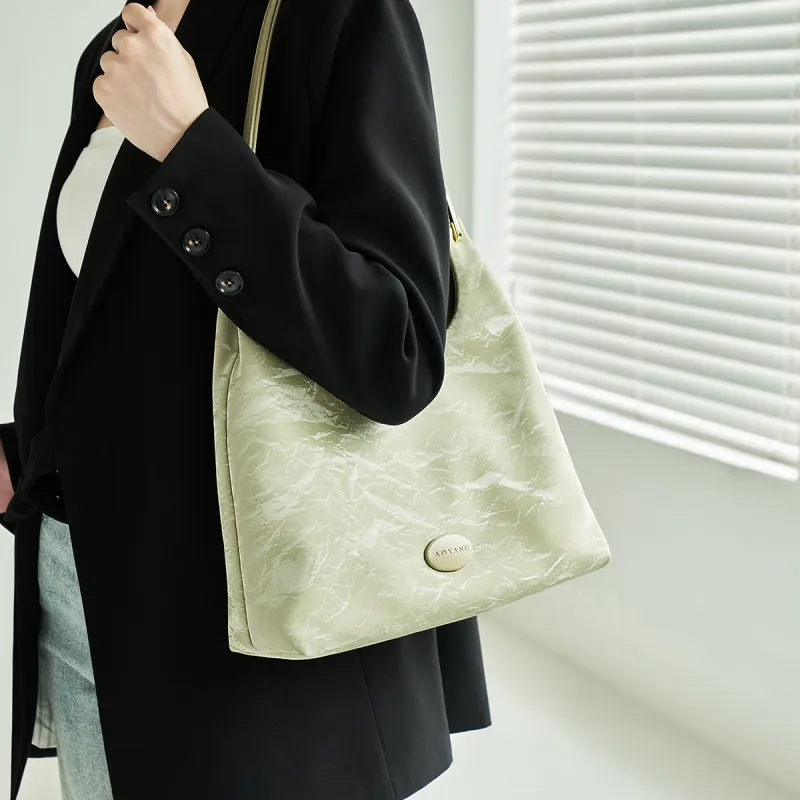 AOKANG Synthetic Leather Tote Bag, Underarm Hobo Bag, Shoulder Bag Regular Women's Multicolor-13