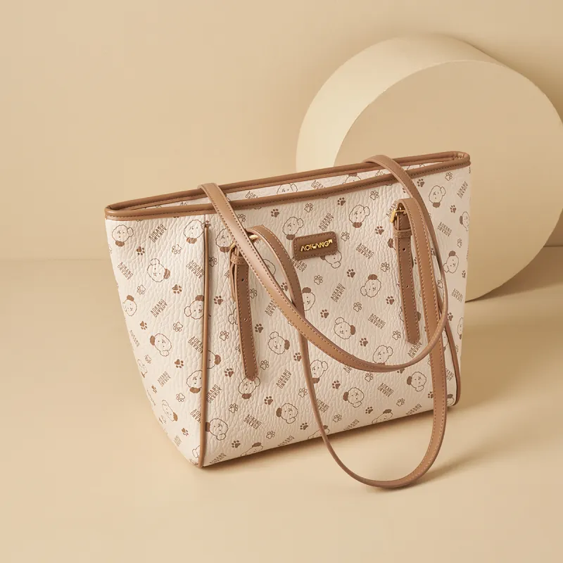 AOKANG PVC Tote Shopping Bag Underarm Shoulder Bag Regular Women's Multicolor-4