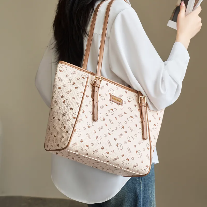 AOKANG PVC Tote Shopping Bag Underarm Shoulder Bag Regular Women's Multicolor-2