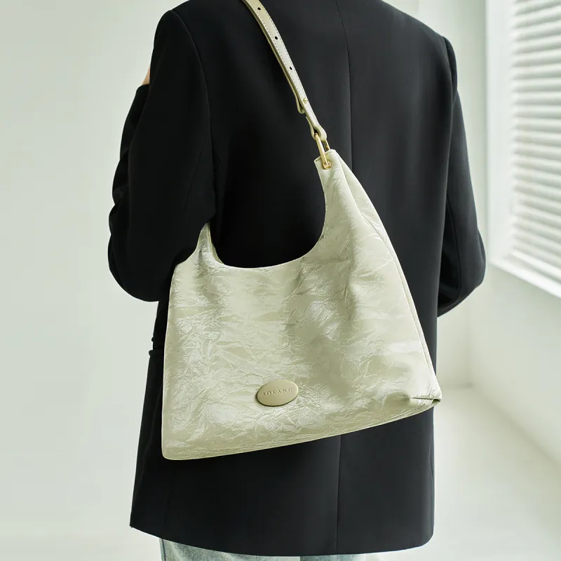 AOKANG Synthetic Leather Tote Bag, Underarm Hobo Bag, Shoulder Bag Regular Women's Multicolor-11