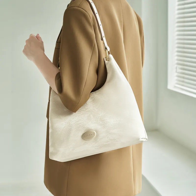 AOKANG Synthetic Leather Tote Bag, Underarm Hobo Bag, Shoulder Bag Regular Women's Multicolor-1