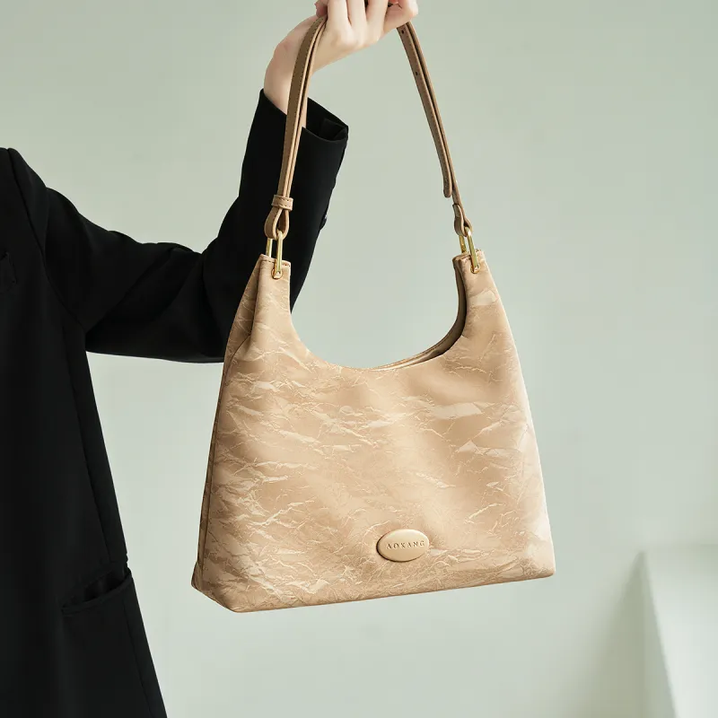 AOKANG Synthetic Leather Tote Bag, Underarm Hobo Bag, Shoulder Bag Regular Women's Multicolor-17