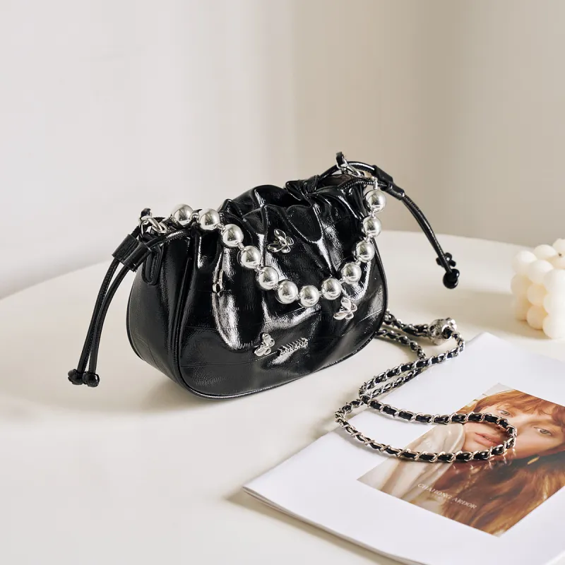 AOKANG Polyurethane Leather Chain Bag Bucket Bag Crossbody Underarm Shoulder Bag Small Size Women's Multicolor-8