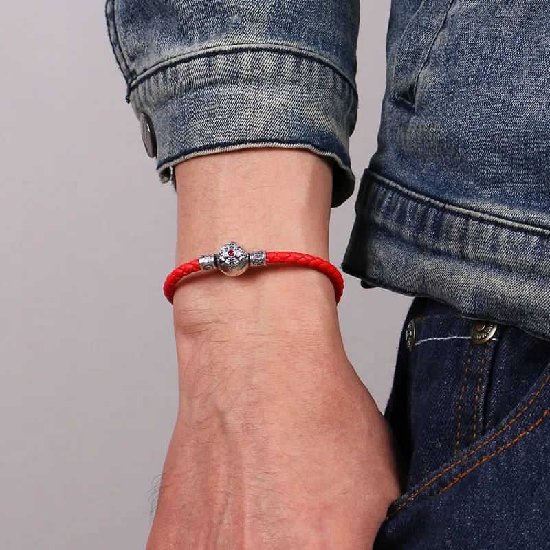 Reverevis 925 Sterling Silver Wristbands Unisex-2