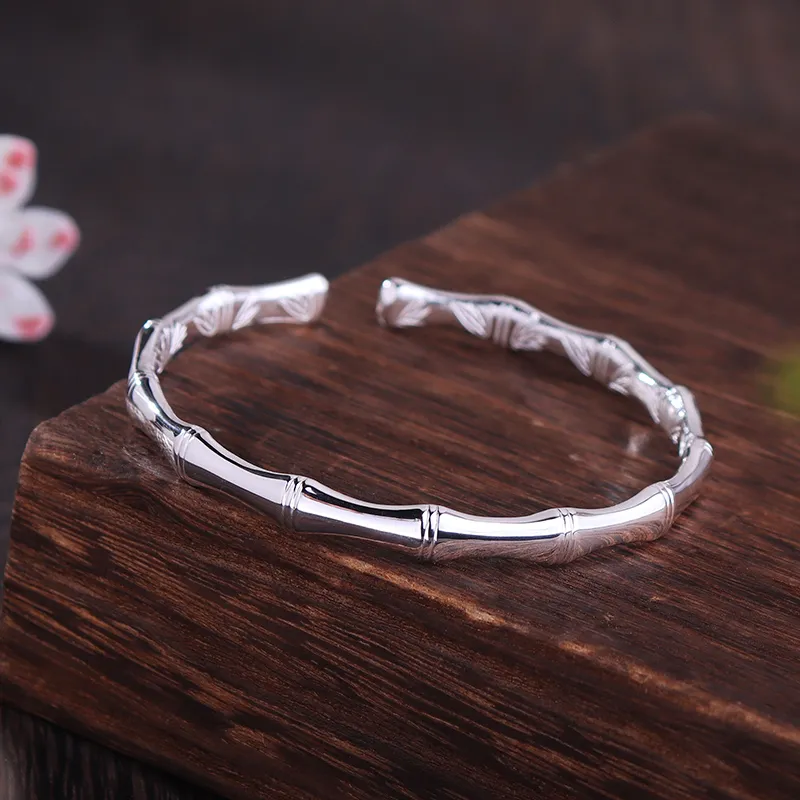 Reverevis 999 Fine Silver Bangles Women's-4