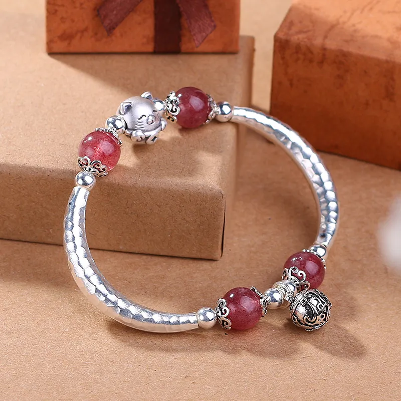 Reverevis 925 Sterling Silver Bracelets Women's-4