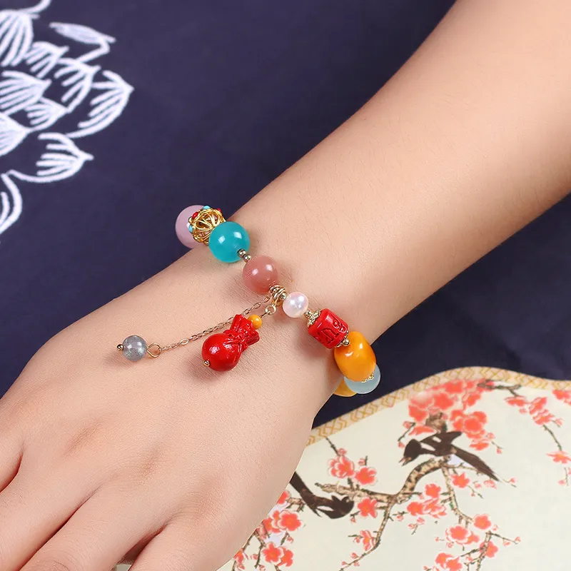 Reverevis Amber Beeswax Bracelets Women's-1