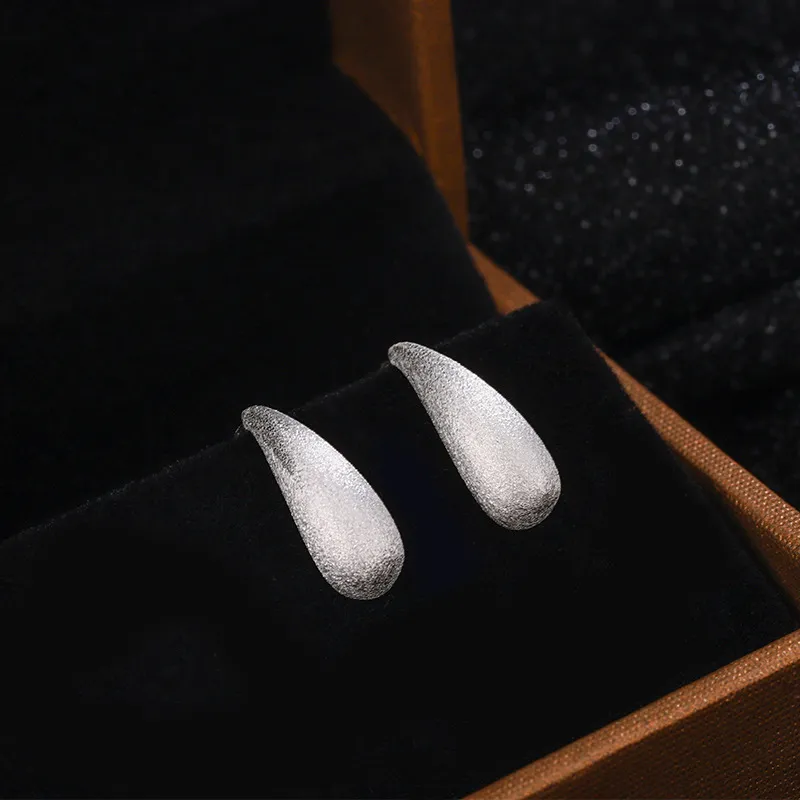 Stone Edge Poly 999 Fine Silver Sterling Silver Hoop Earrings Women's-3