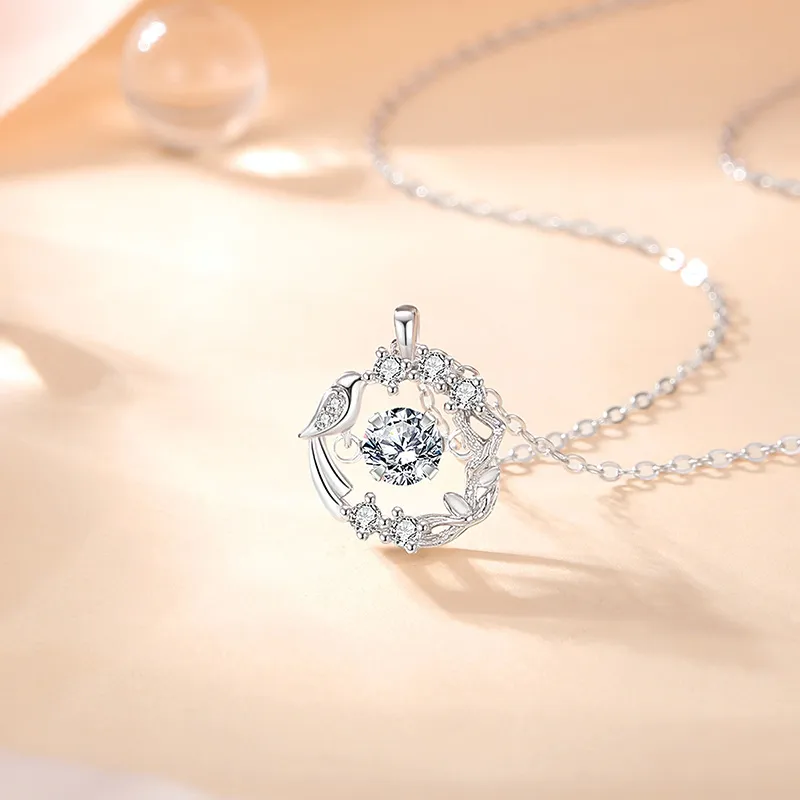 Stone Edge Poly 925 Sterling Silver Necklaces Women's-3