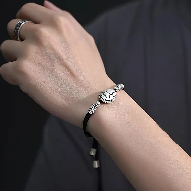 Stone Edge Poly 999 Fine Silver Pure Silver Bracelets Unisex-4