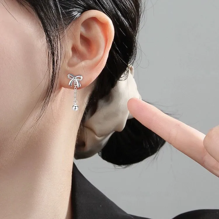 Stone Edge Poly 999 Fine Silver Sterling Silver Hoop Earrings Women's-4