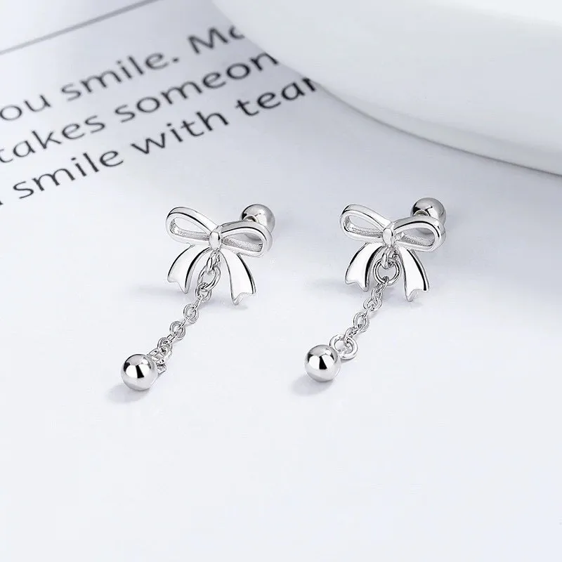 Stone Edge Poly 999 Fine Silver Sterling Silver Hoop Earrings Women's-3