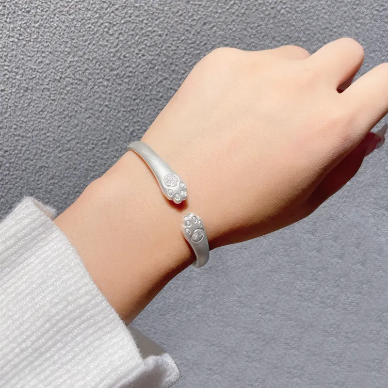 Stone Edge Poly 999 Fine Silver Bangles Unisex-1