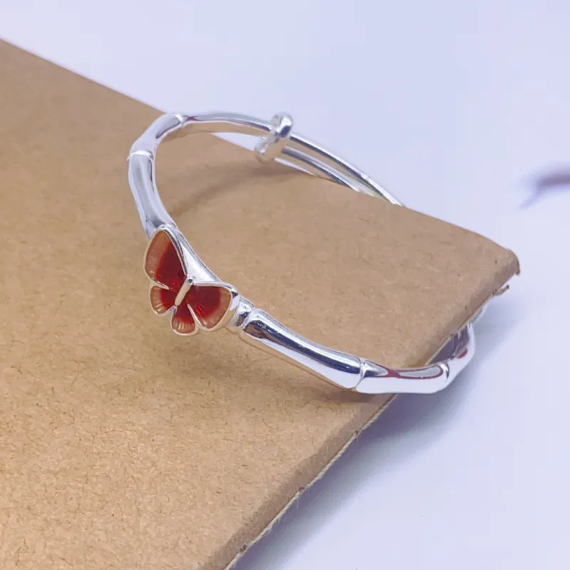 Stone Edge Poly 999 Fine Silver Bangles Kids'-1
