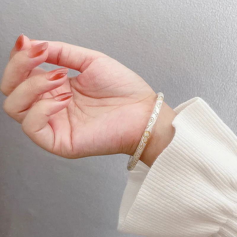 Stone Edge Poly 999 Fine Silver Sterling Silver Bracelets Unisex-4