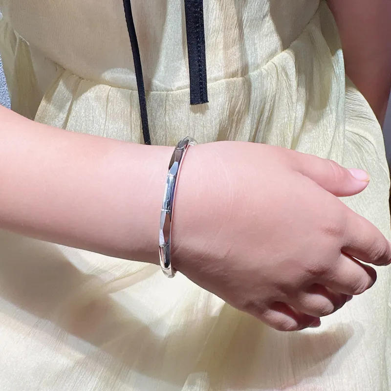 Stone Edge Poly 999 Fine Silver Sterling Silver Bracelets Kids'-2