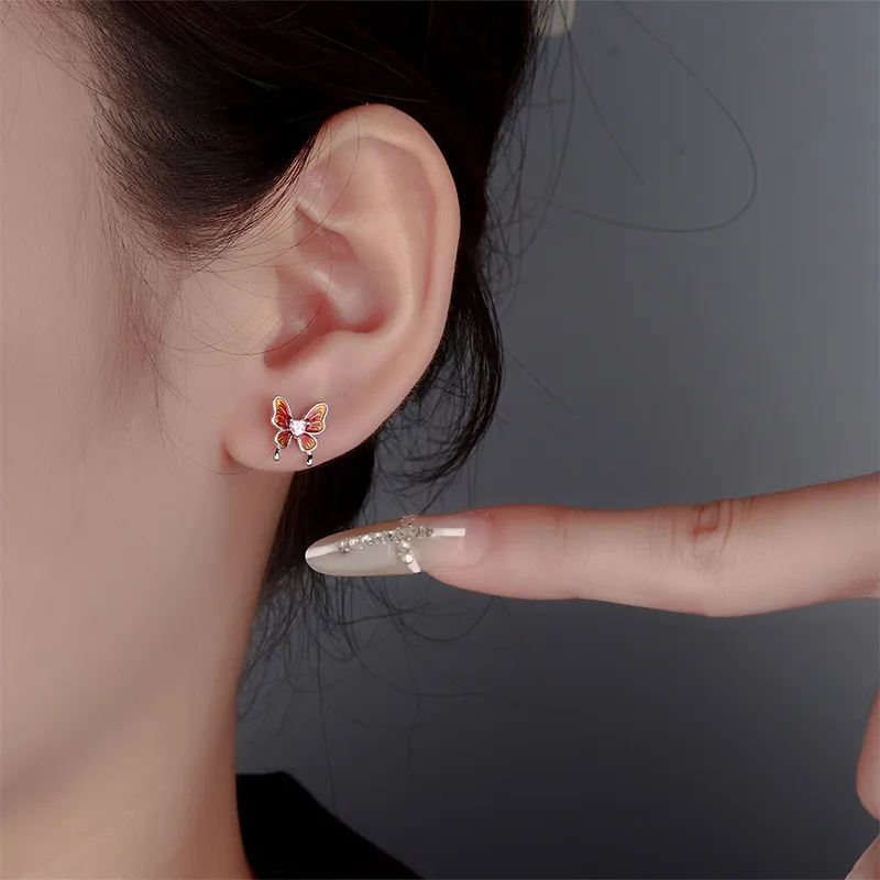 Stone Edge Poly 999 Fine Silver Earrings Women's-2