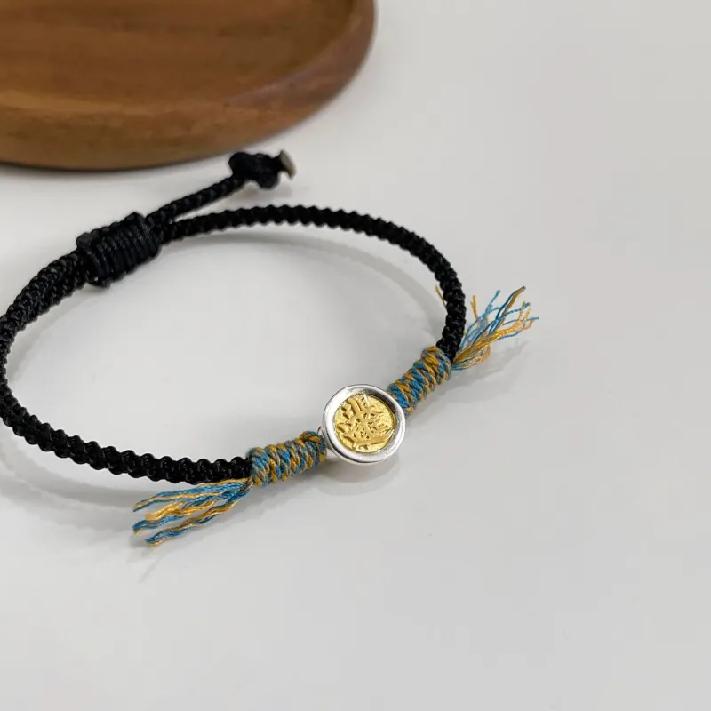 Stone Edge Poly 925 Sterling Silver Bracelets Unisex-2
