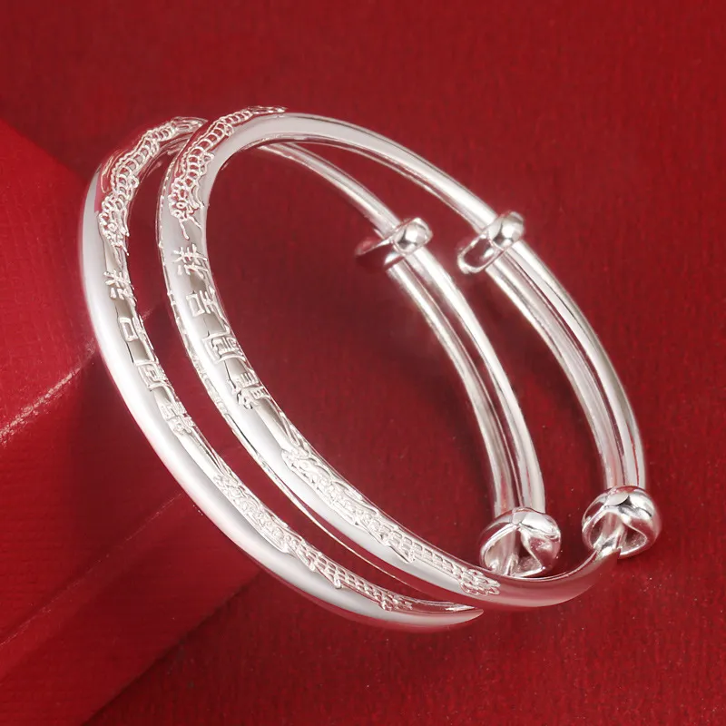 Stone Edge Poly 999 Fine Silver Sterling Silver Bracelets Unisex-1