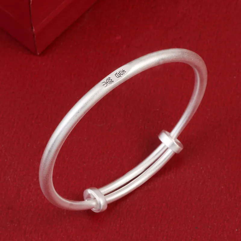 Stone Edge Poly 999 Fine Silver Sterling Silver Bracelets Unisex-9