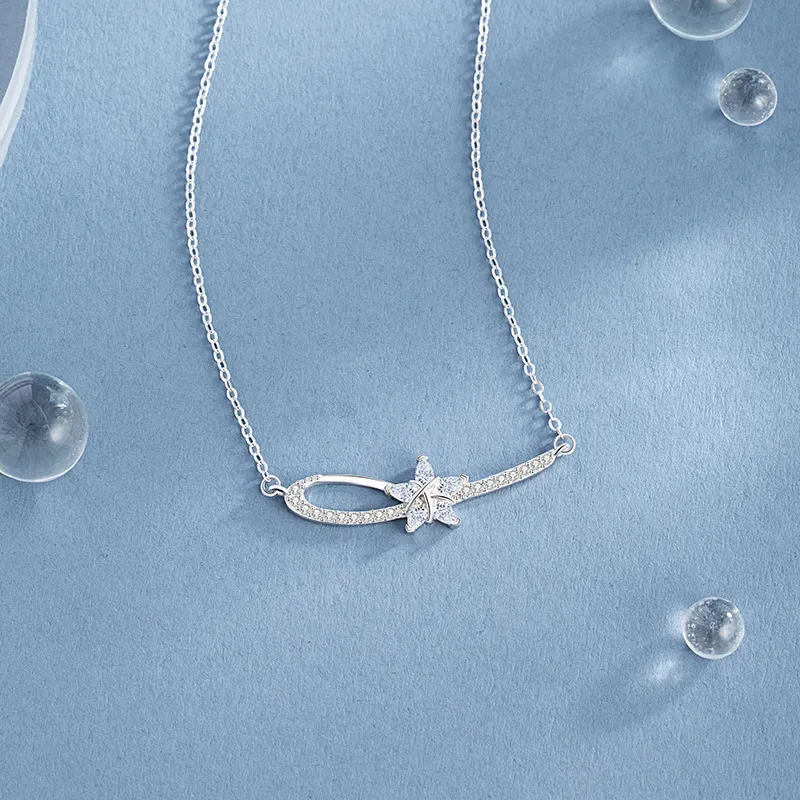 Stone Edge Poly 925 Sterling Silver Necklaces Women's-4