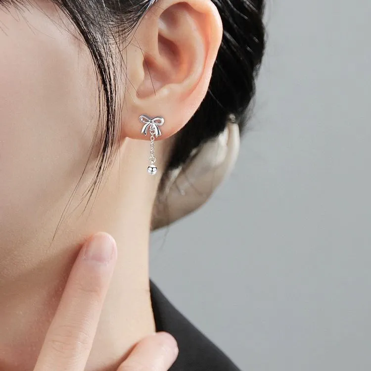Stone Edge Poly 999 Fine Silver Sterling Silver Hoop Earrings Women's-5